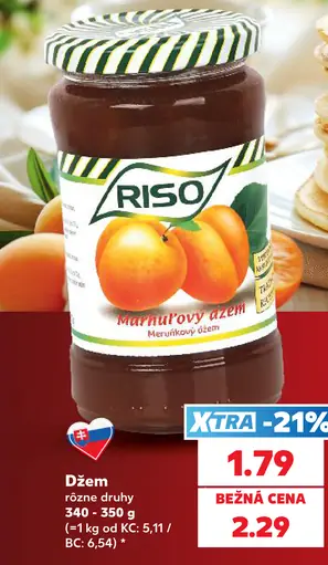 Riso džem rôzne druhy