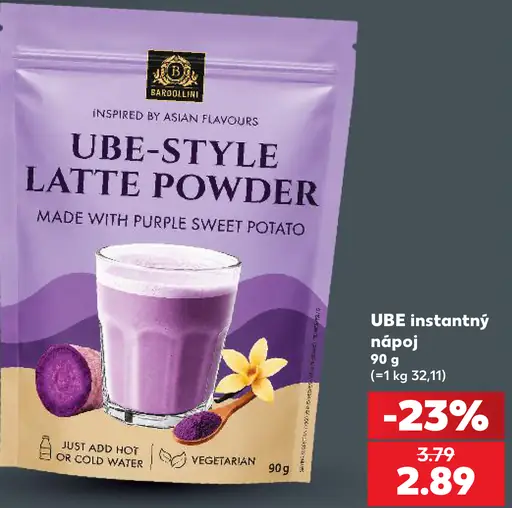 Barolini Ube-style latte powder instantný nápoj