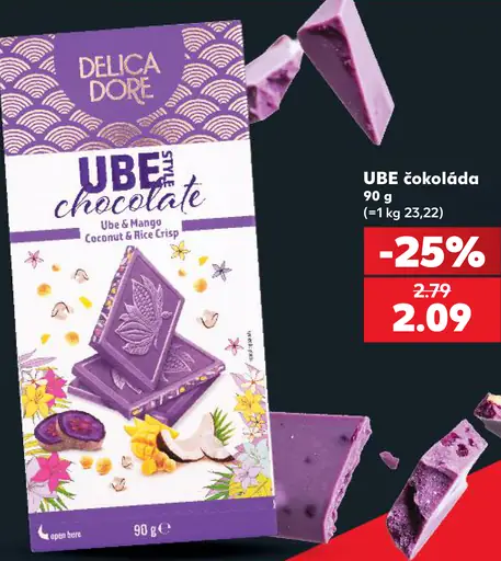 Delica Dore Ube čokoláda