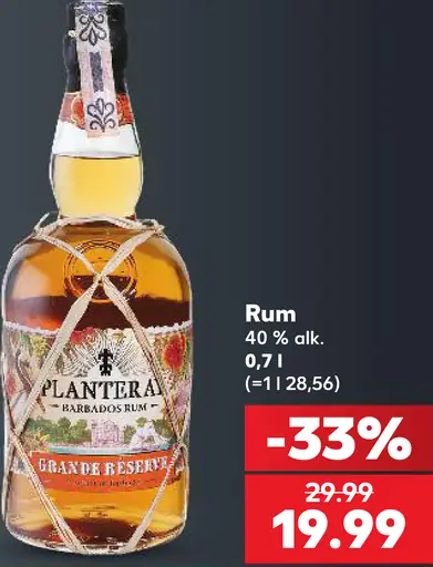 Planteray Grande Réserve Barbados rum