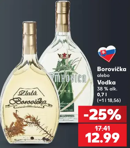Borovička alebo vodka