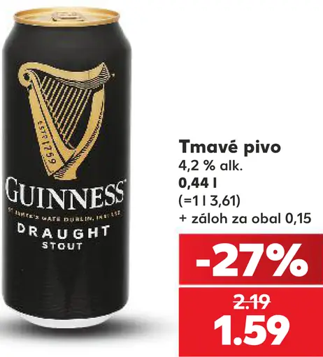 Guinness Draught plechovka