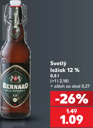 Bernard Svetlý ležiak 12 %