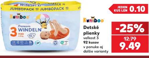 Jumbo detské plienky, veľkosť 3