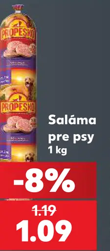 Propesko Saláma pre psy