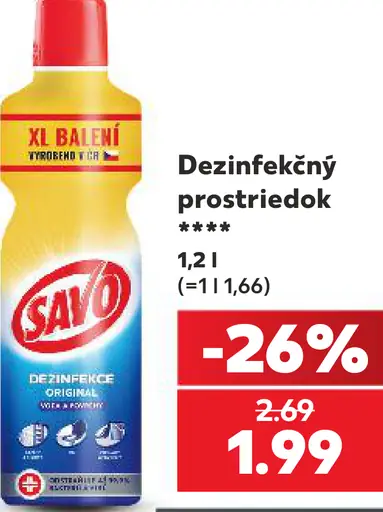 Savo Dezinfekčný prostriedok Original