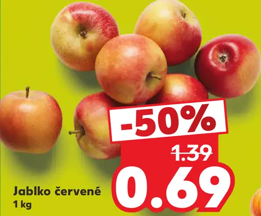 Jablko červené