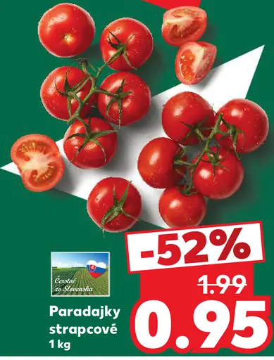 Paradajky strapcové