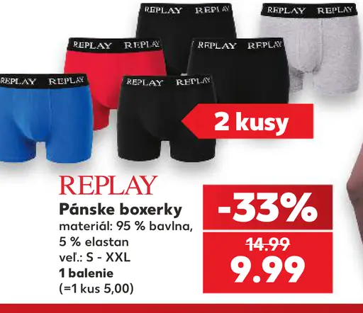 Replay pánske boxerky