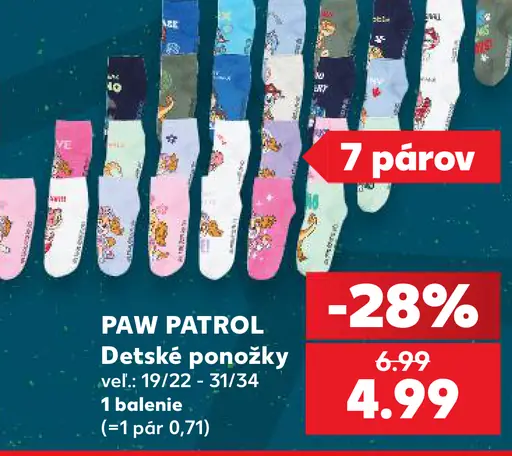 Paw Patrol Detské ponožky