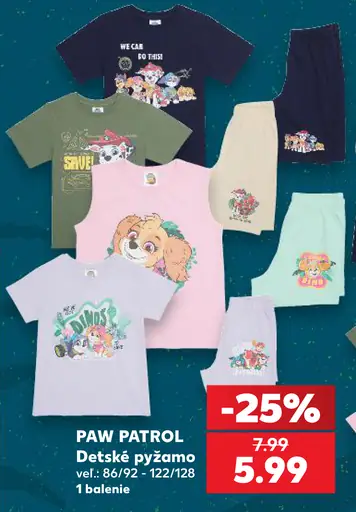 Paw Patrol Detské pyžamo