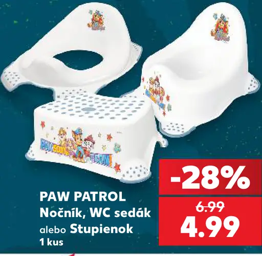 PAW PATROL stupienok