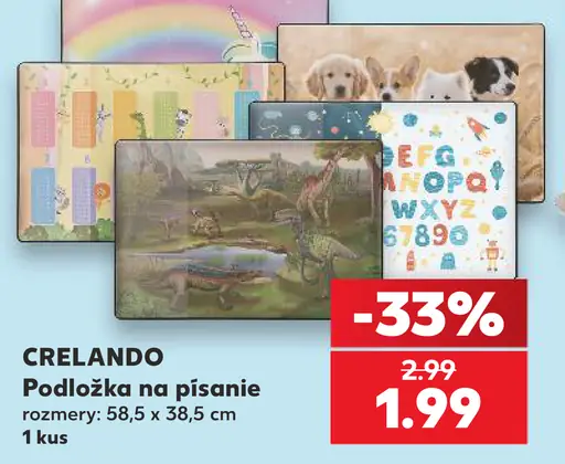 CRELANDO podložka na písanie