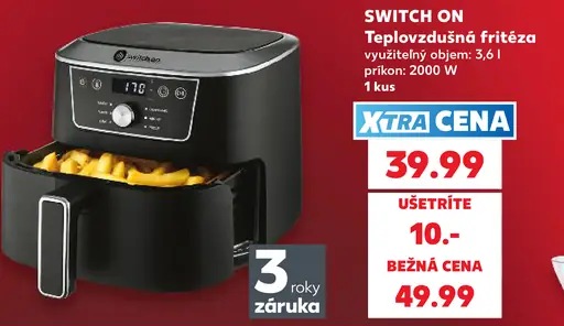 SWITCH ON Teplovzdušná fritéza