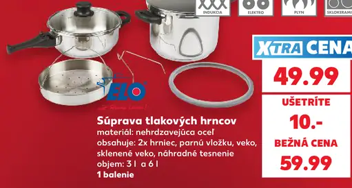 ELO Súprava tlakových hrncov