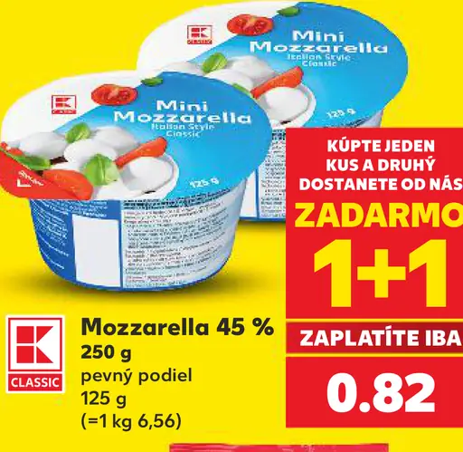K-Classic Mozzarella 45%