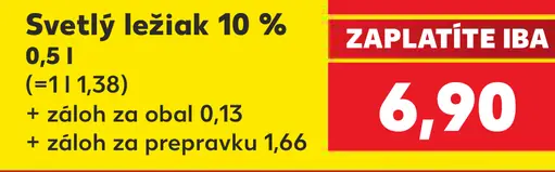 Steiger Svetlý ležiak 10 %