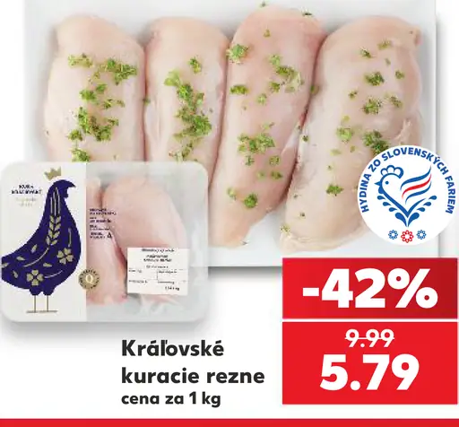 Kráľovské kuracie rezne