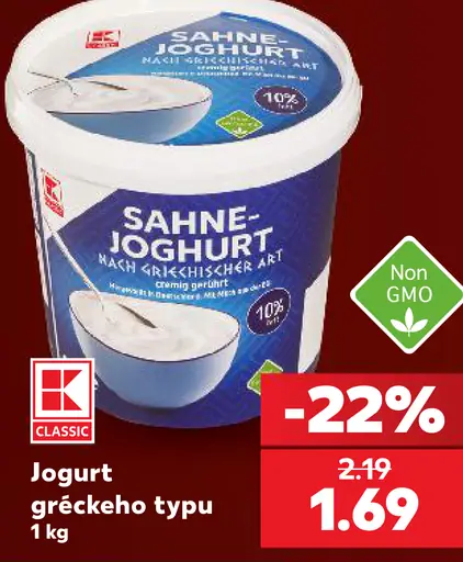 K-Classic jogurt gréckeho typu