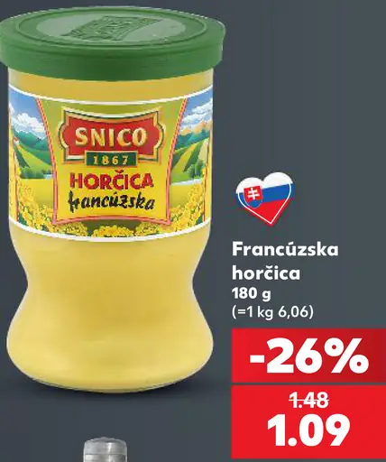 Snico Francúzska horčica