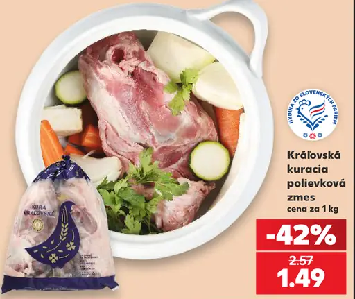 Kráľovská kuracia polievková zmes