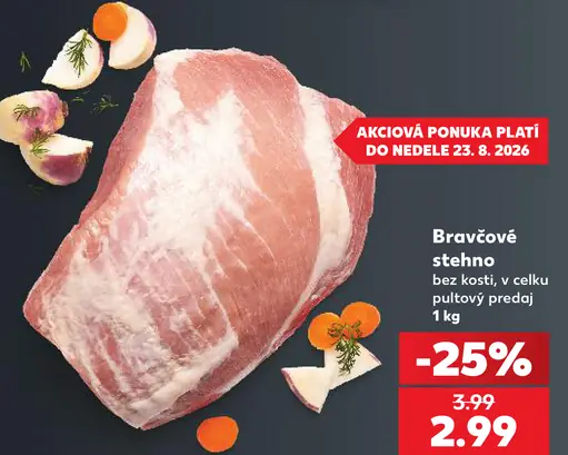 Bravčové stehno bez kosti