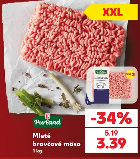 Pureland mleté bravčové mäso