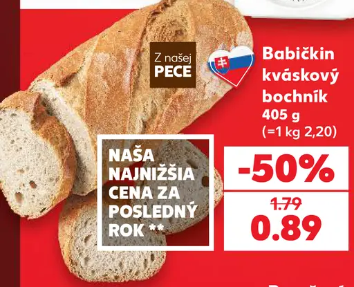 Babičkin kváskový bochník