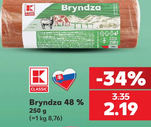K-Classic Bryndza 48 %