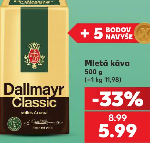 Dallmayr Classic mletá káva