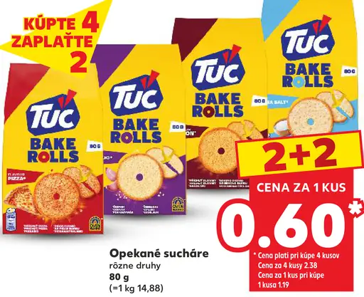 Tuc Bake Rolls sucháre