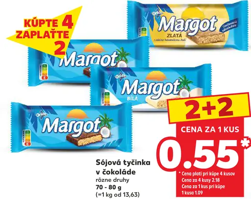 Orion Margot sójová tyčinka v čokoláde