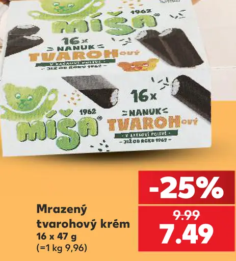 Míša tvarohový nanuk
