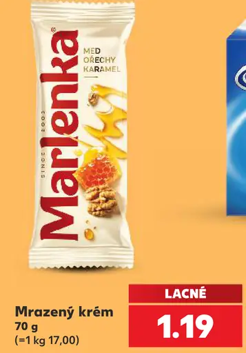 Marlenka mrazený krém – med, orech, karamel