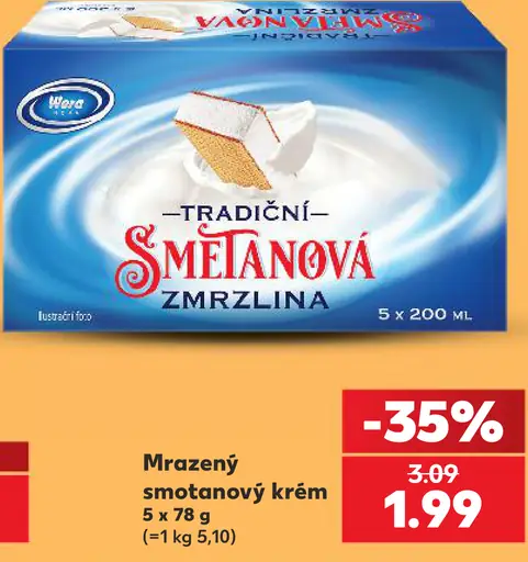 Wawa tradičná smotanová zmrzlina