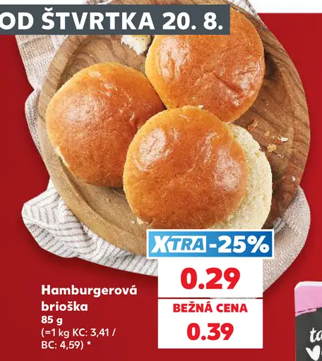 Hamburgerová brioška