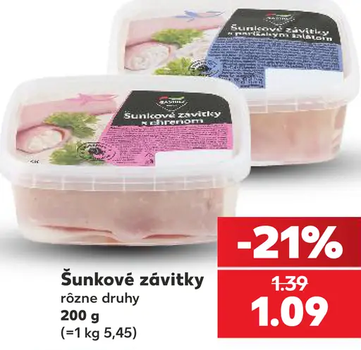 Šunkové závitky