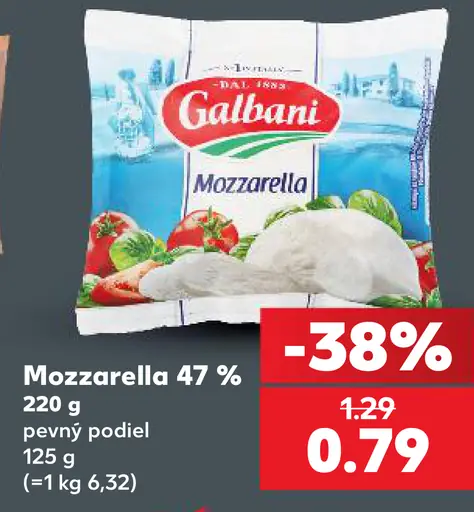 Galbani Mozzarella 47%
