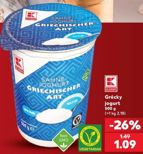 K-Classic Grécky jogurt