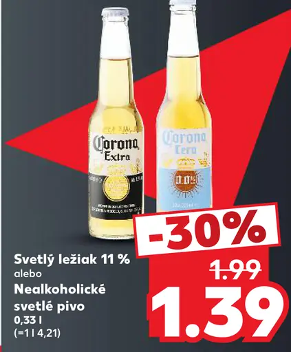 Corona Extra svetlý ležiak 11%