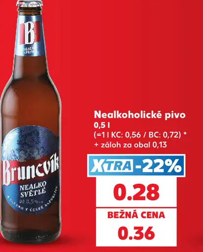 Bruncvík Nealkoholické pivo