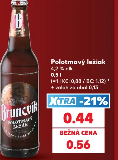 Bruncvík Polotmavý ležiak