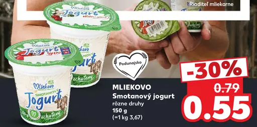 Mliekovo smotanový jogurt – rôzne druhy