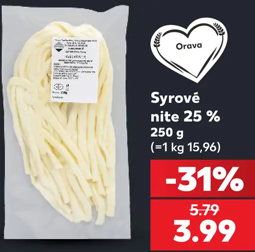 Orava Syrové nite 25 %