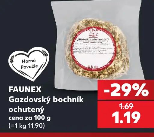 Faunex gazdovský bochník ochutený