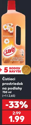 Savo čistiaci prostriedok na podlahy a povrchy
