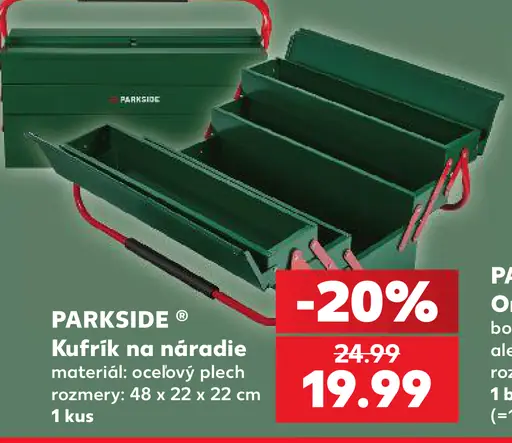 Parkside Kufrík s náradím