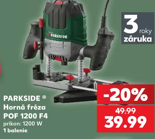 Parkside Horná fréza POF 1200 F4