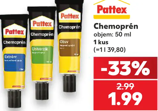 Pattex Chemoprén univerzálne kontaktné lepidlo