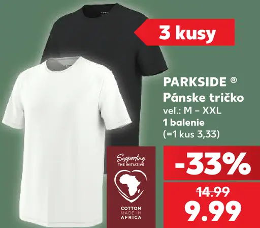 Parkside pánske tričko, rôzne farby